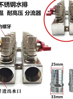 HBU3耐04具不锈钢水排分流器模运水器模温机冷却分温水器高水排其