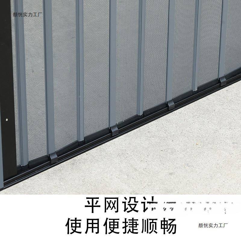 刚网折叠纱门网防金猫狗老平以鼠铝合金OBA隐形门可订可防蚊新款