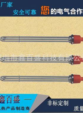 304不锈钢DN4TEX0D50太阳能工程水N箱电加热管0发热管22V380V