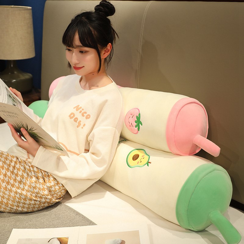 创意奶茶杯长条抱枕女生睡觉侧睡夹腿枕头卧室床上抱枕孕妇靠枕男