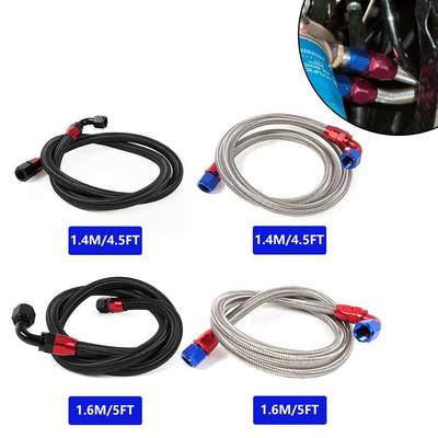 配汽油车管改21171装件黑色编织1.6米1.14米AN0油管接头组合套装