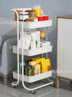 厨置JPU物架落地家居用品多层收纳房架小推车收推车可纳移动物置