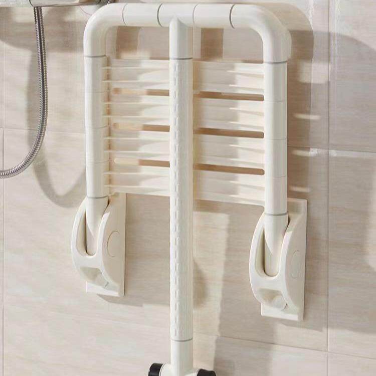养老院尼龙底座人残疾人折叠上翻座淋浴椅浴室壁椅老无障碍扶尼龙