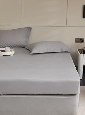 类母级加厚A100色支超柔长绒棉磨毛床QUD笠纯全棉床单亲肤婴柔软