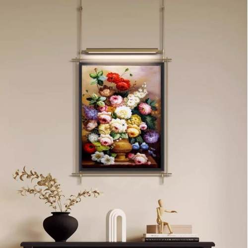 欧挂式CCD有喷框古典画饰画客装厅画餐厅玄关画家居壁挂画绘仿真