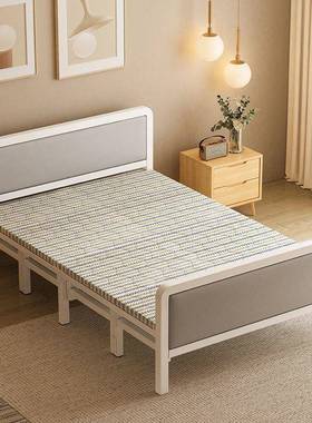 折叠人床单人床成床午FKS双休人床铁艺木板床儿童陪护简易床可折