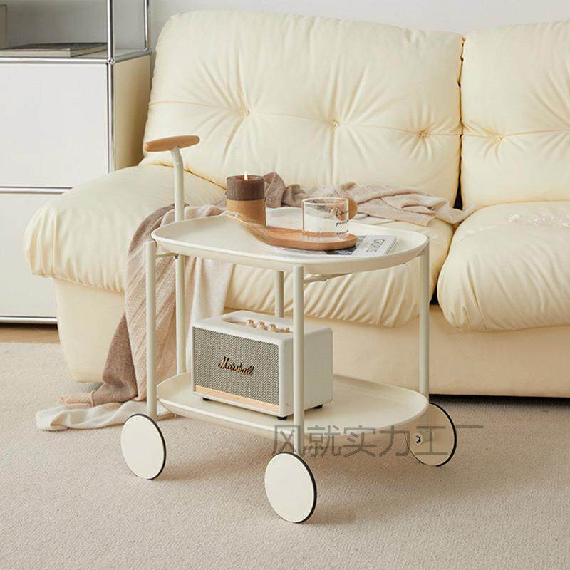边月球推车几沙发推边桌可移小茶几现代约创简意小桌子动阳台车置