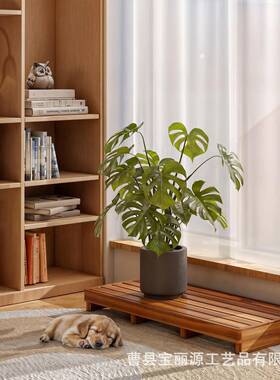 木可移动踏板质阶脚踏凳长方-形实木台垫台脚阶创意门口窗前踏板