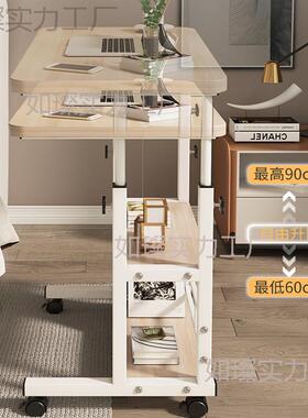 床边桌可移升降桌子卧室家用简易生学宿舍KPX床上动小桌懒电脑人