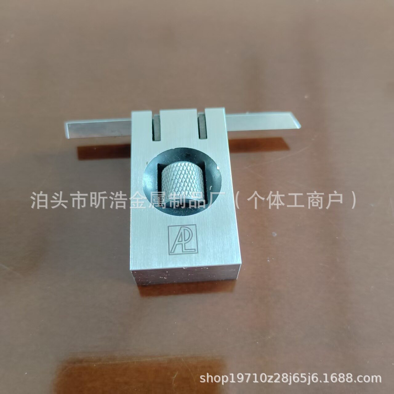 不锈钢可调量规DIN875/00级可调活动直角尺单针宽座角尺间隙测量