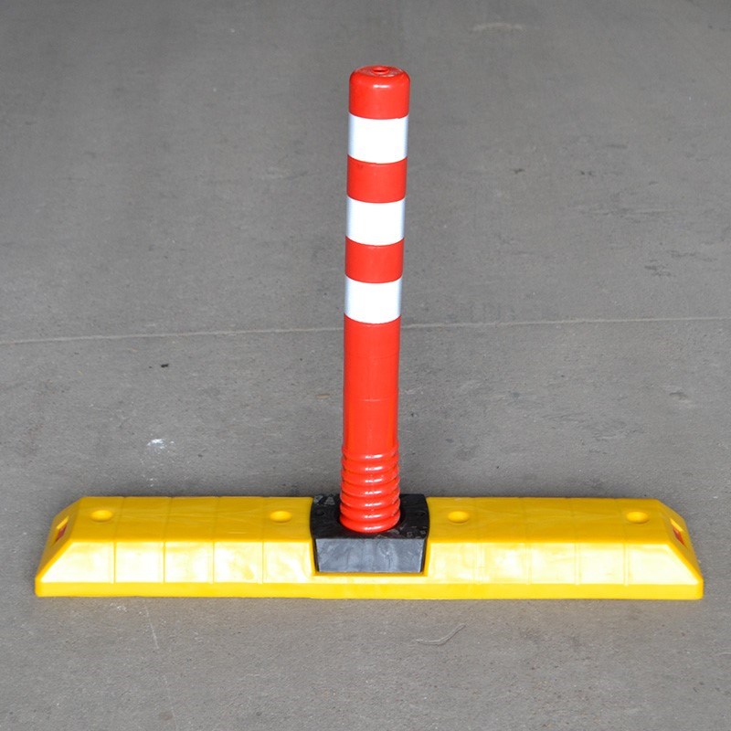 分道柱道路分道体道口车道反光警示标路障导流器隔离橡胶分流器