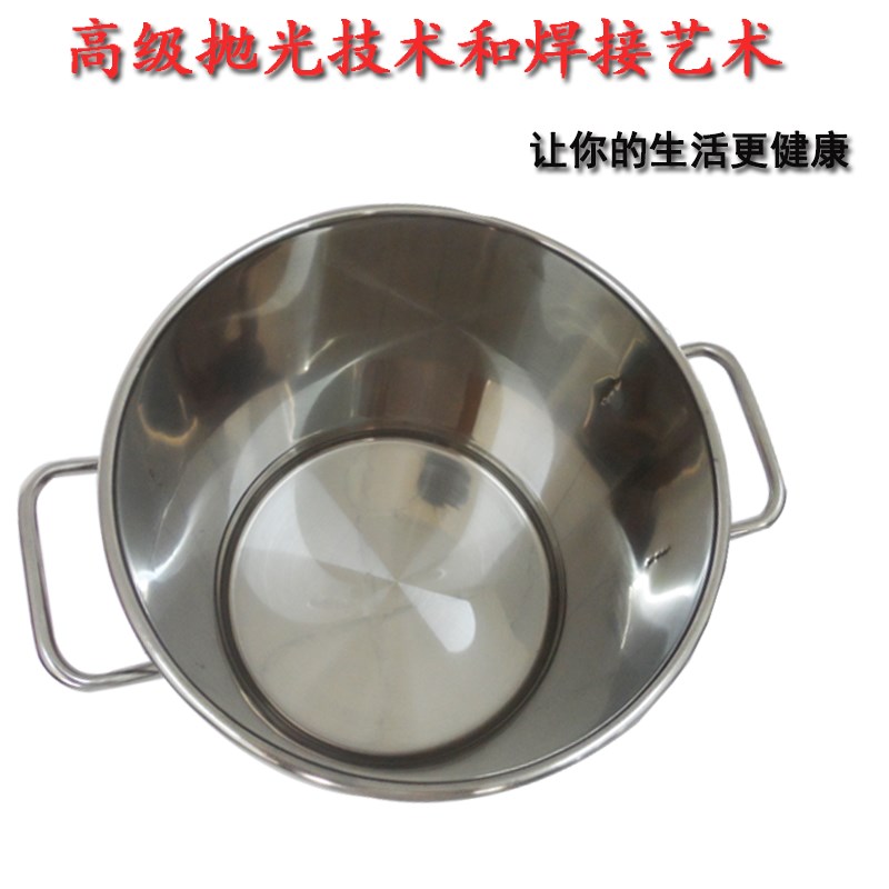 不锈钢桶超厚带盖汤桶商用汤锅圆桶30cm小20cm斤特厚0cm可