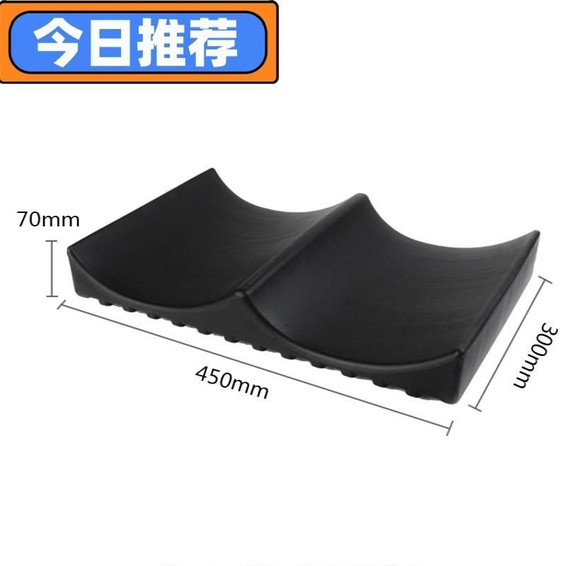 超市香蕉陈列货架弧形水果托盘展示架水果店香蕉摆放黑色假底道具