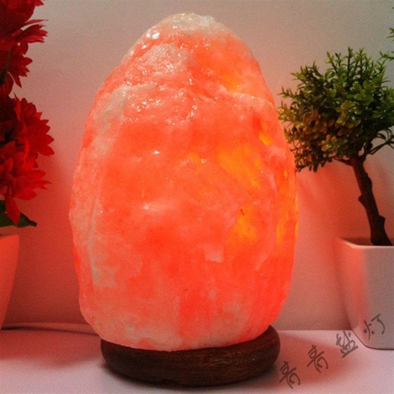 玫瑰盐灯水晶盐灯喜马拉雅岩盐灯香薰扩香石净宅消磁净化空气新房