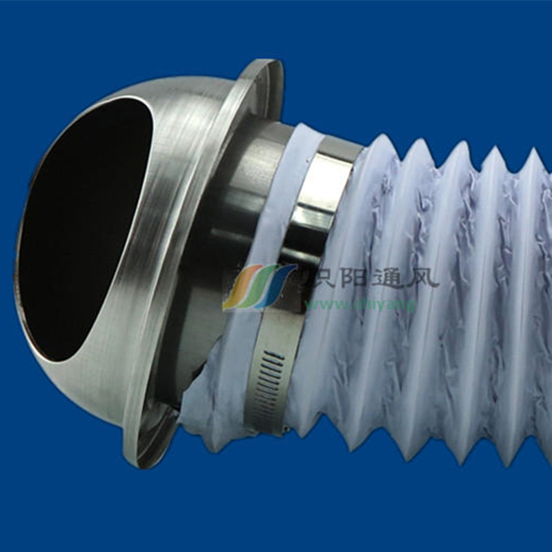 PVC铝箔钢丝伸缩软管通风排风管抽油烟机排烟换气管道10新风软管