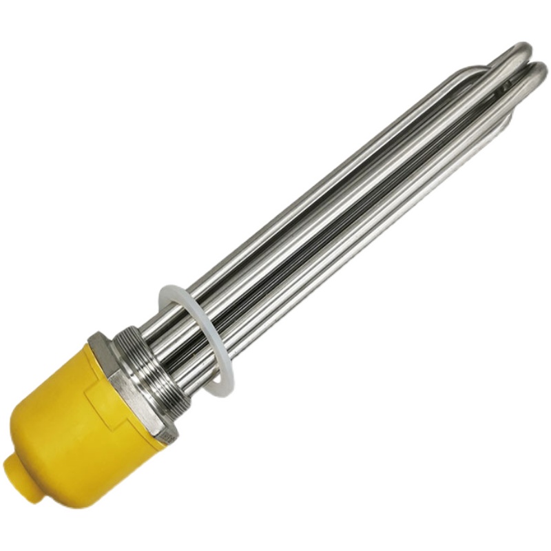 全钢1.5寸/2寸六角头螺纹加热管工程水箱大功率电加热棒3V/