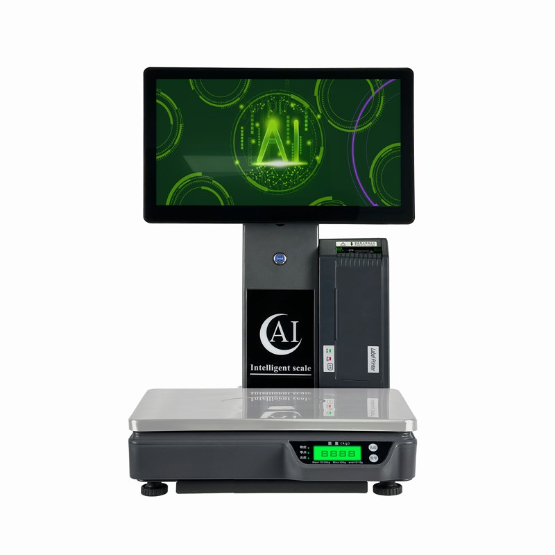 银豹软件I收银称标签称生鲜超市蔬菜水果店熟食收银机称重一体称