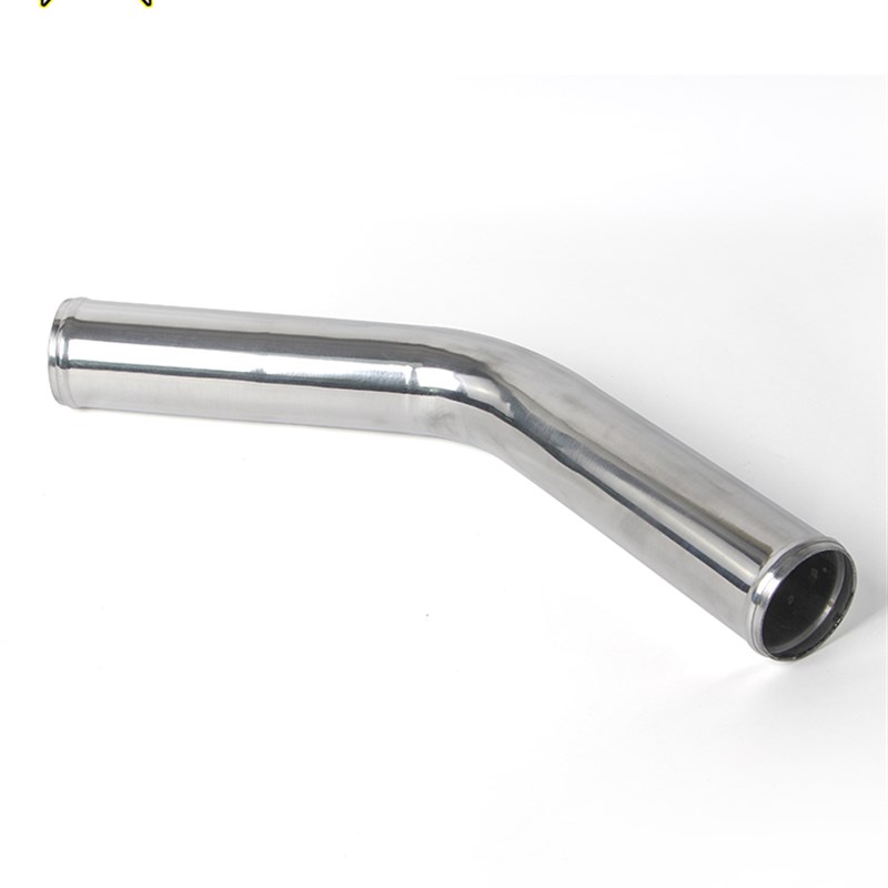 汽车改装直管5度90度1度型中冷管硅胶接驳铝管涡轮增压