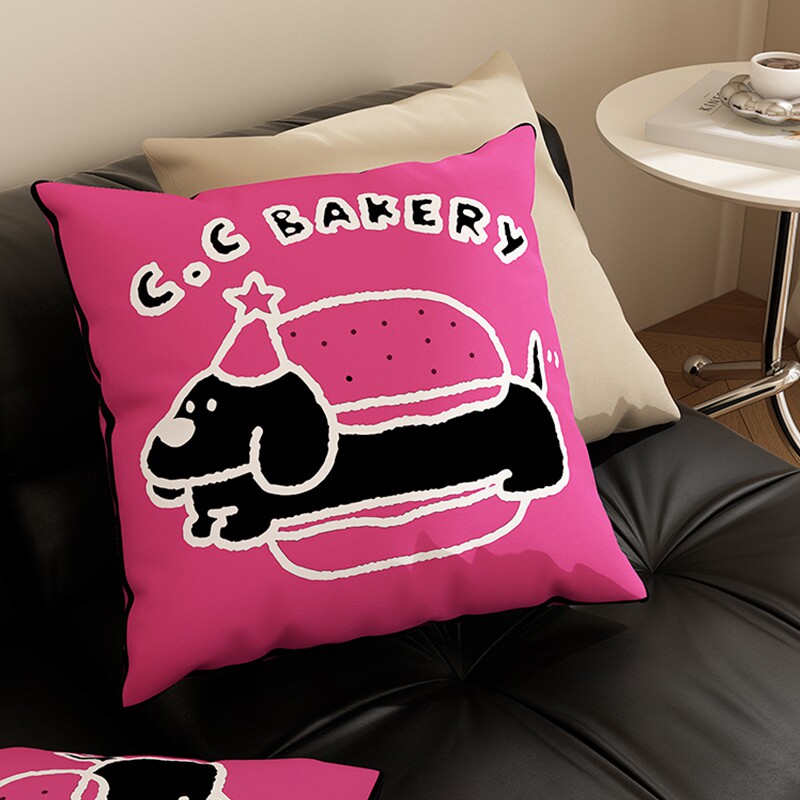多巴胺抱枕沙发客厅卧室床头靠背垫方形靠枕可拆卸抱枕套午睡枕头