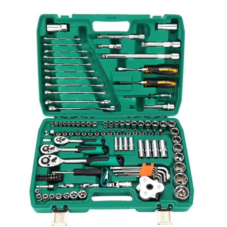汽修工具装多功能1件筒扳手组汽车修理维修工具箱