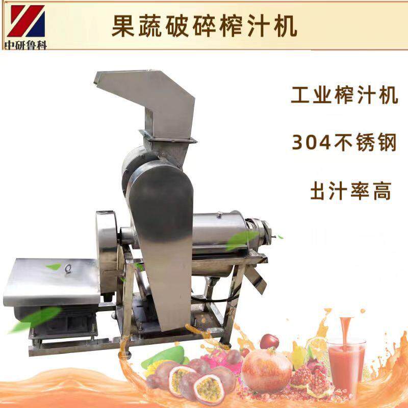 大型水果破碎榨汁机 商用工业不锈钢柠檬榨汁机 果蔬榨汁设备