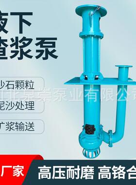 液下渣浆泵YZ立式渣浆泵SP排污合金河道清淤泥矿用抽沙泵泥浆泵
