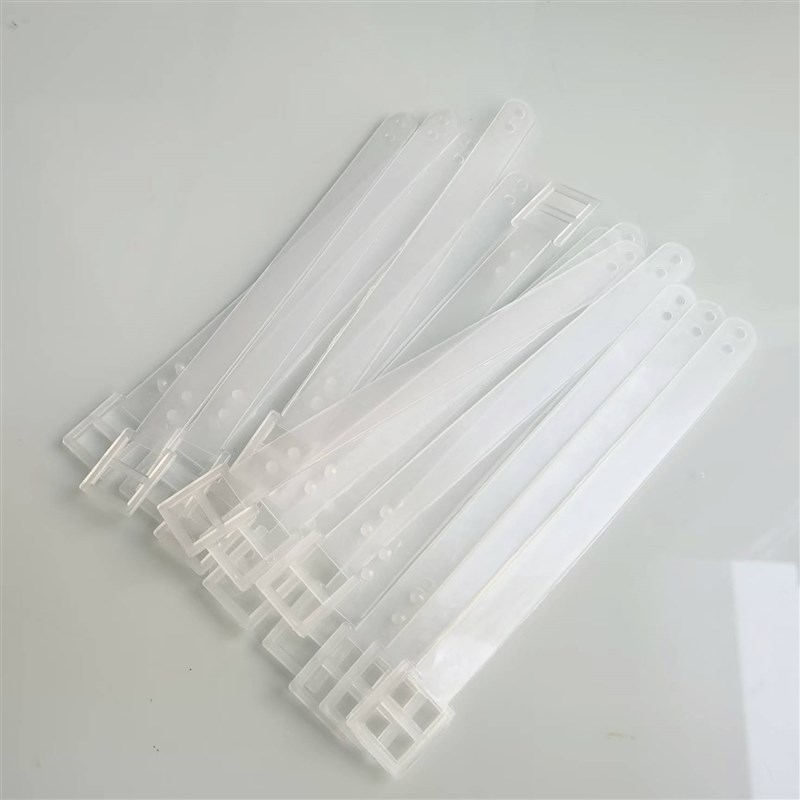 行李牌捆孔绑带吊牌挂带透明扣带卡套带子行李牌捆绑挂绳带子