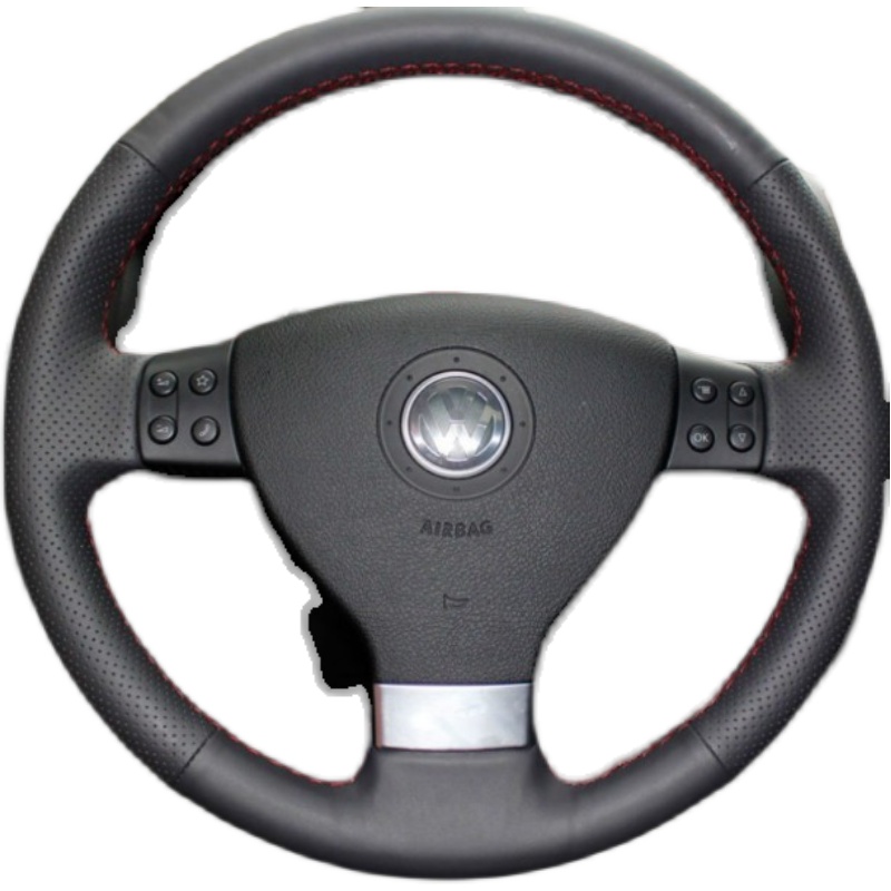 大众老款迈腾老速腾朗逸polo手缝方向盘 全包把