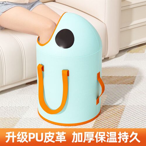 可折叠泡脚桶过小腿高深桶过膝家用泡脚袋加热恒温熏蒸桶足浴盆