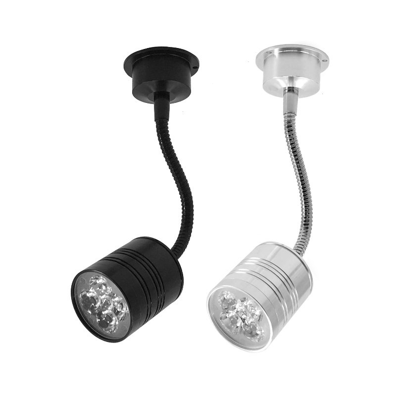 小射灯led天花灯明装吸顶软管轨道灯墙壁展柜酒柜客厅吊顶背景墙