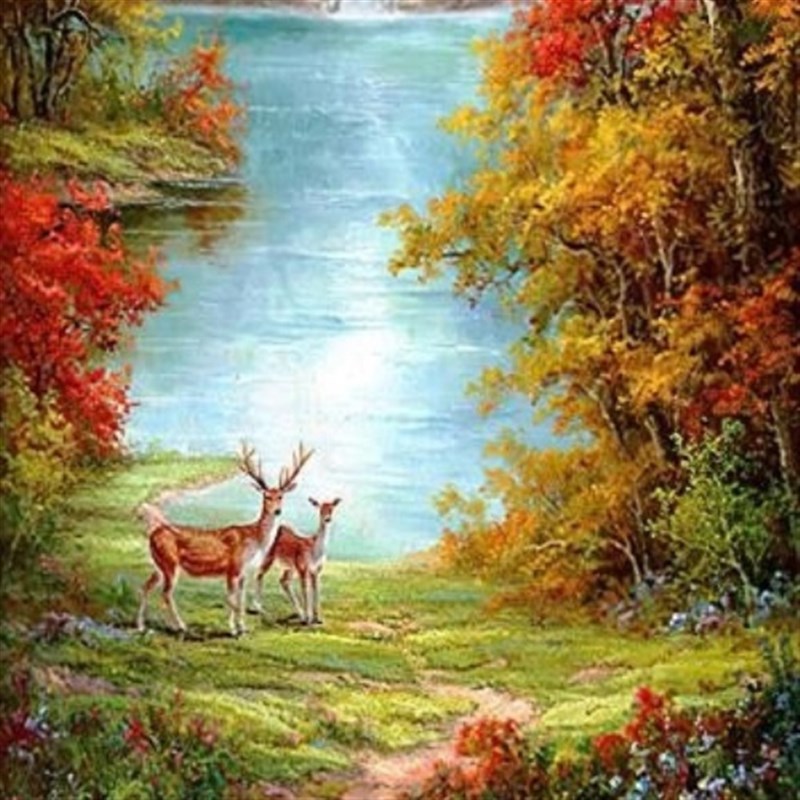 定制壁画入户玄关法式乡村风景客厅走廊过道墙纸无缝贴板墙布