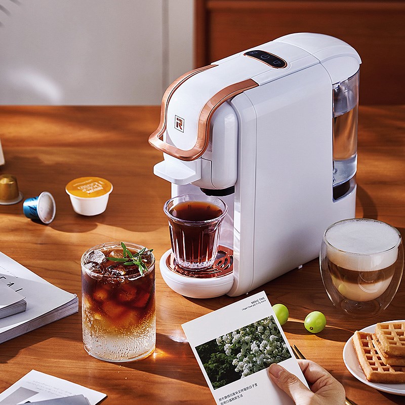 艾尔菲德 胶囊咖啡机兼容各全自动小型家用便携式办公室通用