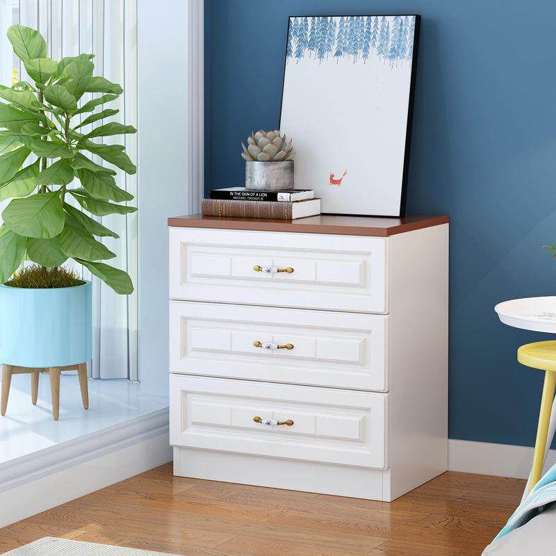 柜收纳柜简约现代实五斗柜客厅斗ERZ欧木式六斗橱卧室白屉色抽储