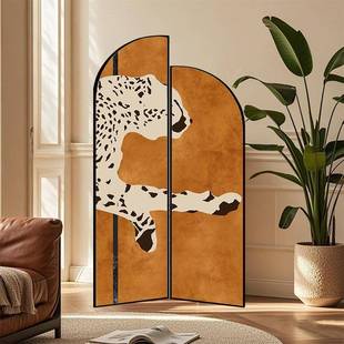 法式复古屏风隔断厅985沙景背可折叠移动遮挡发卧室入户门客装饰