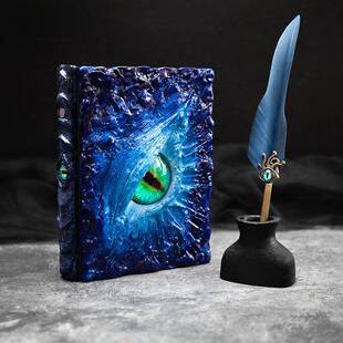 神眼之本A雕记事本手账浮苏克鲁5怪兽之眼本子高WRD颜值立体书