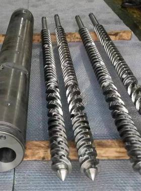 非定制平双螺杆杆等各种规格标平双无品牌/筒螺挤出机螺杆注料塑