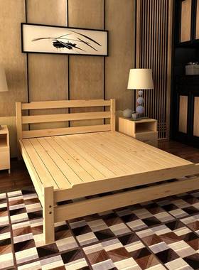 木床床一米二床双人床经济型1.3的51米1.2实出ZG-59801租房用1米2