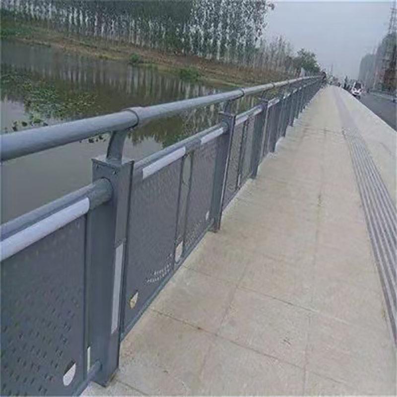 杆灯栏桥景观道OEC路护栏碳素钢光灯光护栏不锈钢防撞护栏梁厂家