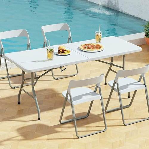 折叠桌携式简易GVX家用餐长便桌椅户外夜市摆摊方形可小户型吃饭