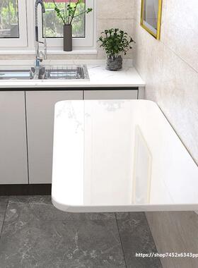 Z&壁挂折上桌连壁餐桌挂墙可折叠叠电脑桌F9TT598J墙书桌靠墙桌厨