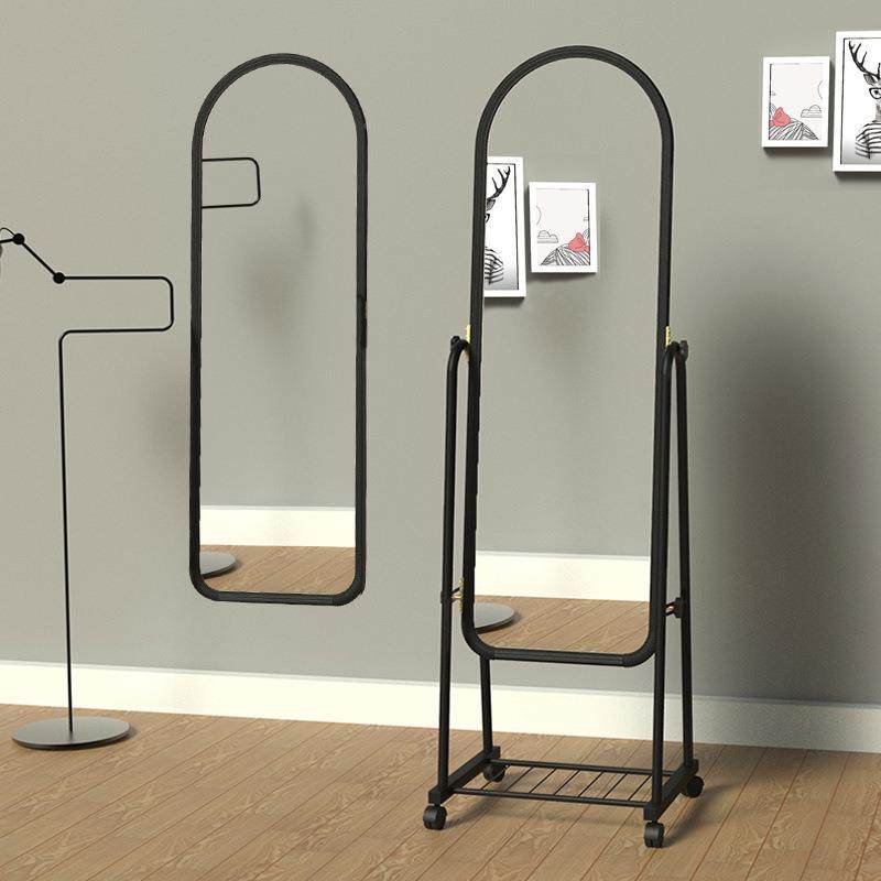 全身镜欧式落地镜子约卧室家用穿衣镜衣服装店简学生宿AXZ舍试镜