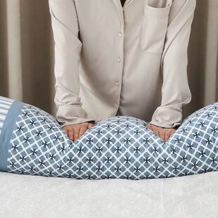 长抱枕男生款 大人睡眠侧睡圆柱枕头长条枕可拆C& 睡觉夹腿男士