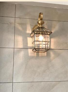 全户防水大门门le外d花园铜壁灯别墅tb-53395楼梯阳台过道口走廊