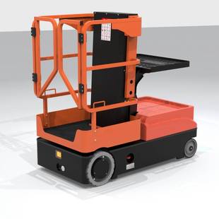 普尔夫电动高空取料机移动升降平台全自动登高车仓库储拿货作业梯