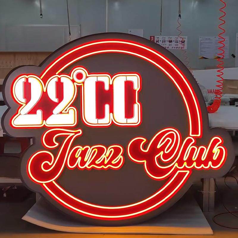 led霓虹灯字带发光字网红墙景文造型灯背玩城广告招YVN牌氛围彩灯