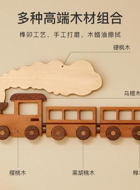 创意可爱木实挂钩卡通儿童房入户玄关JWP墙挂衣架门衣帽架壁免打