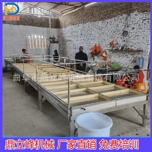 曲阜鼎立峰手工豆油皮机不锈钢2*4米腐竹生产线江西地区厂家