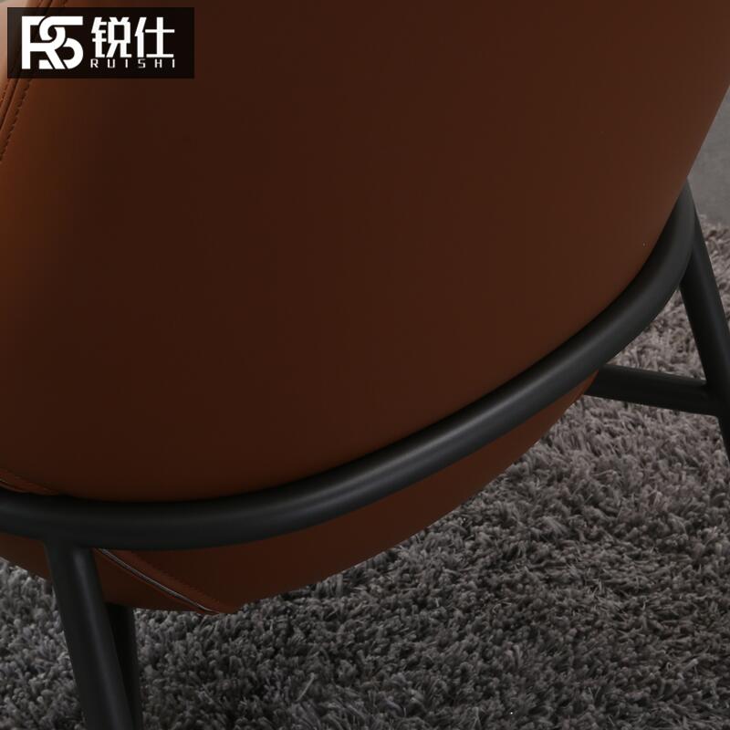 休闲沙发椅子阳台单人小沙发现代简约设计师品质家具锐仕