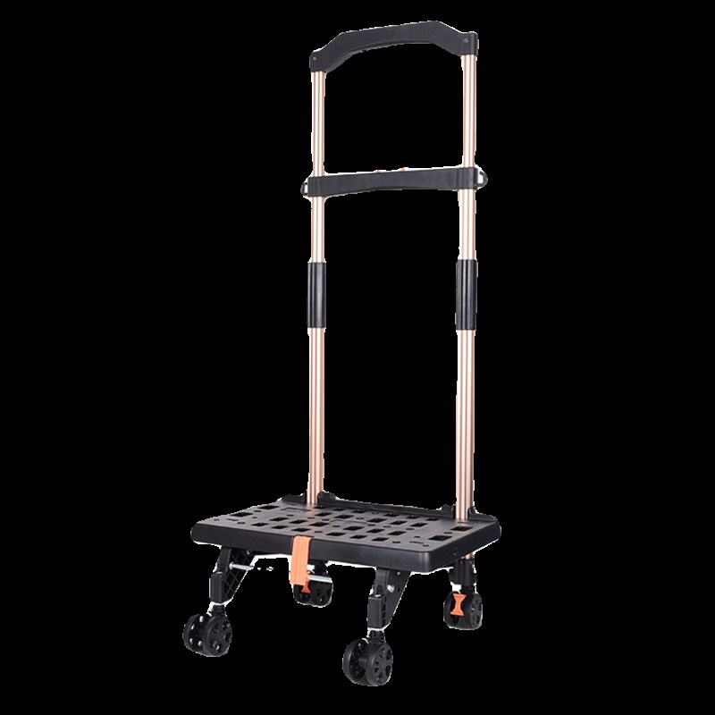 易牌购物车便携式小拉车可折叠拉货车大容量买菜小推车家用手推车