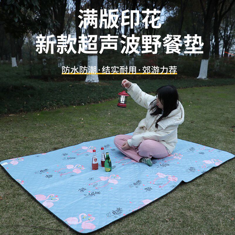 可机洗野餐垫加厚防潮垫防水地垫野营垫子野餐布沙滩垫野炊野餐垫